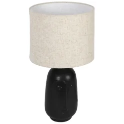 Fabrique de Styles Lampe en céramique et coton h41cm - Figura* Lampes À Poser