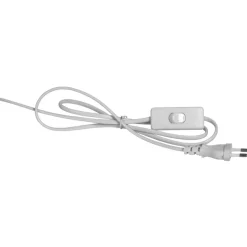 Fabrique de Styles Lampe en céramique et lin écru h52cm - Klosen* Lampes À Poser