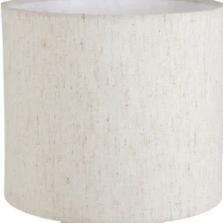 Fabrique de Styles Lampe en céramique rayée et écru h40cm - Paese* Lampes À Poser