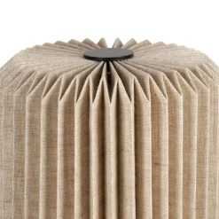 Fabrique de Styles Lampe en manguier et lin h41cm - Fontelo* Lampes À Poser