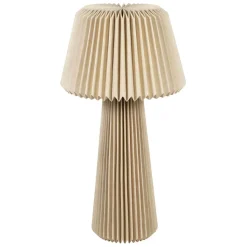 Fabrique de Styles Lampe en papier et lin h94cm - Fontelo* Lampes À Poser
