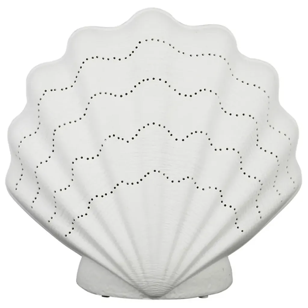 Fabrique de Styles Lampe en porcelaine h21.5cm - Coquillage* Lampes À Poser