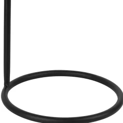 Fabrique de Styles Lampe en raphia et fer naturel et noir h50cm - Tulum* Lampes À Poser