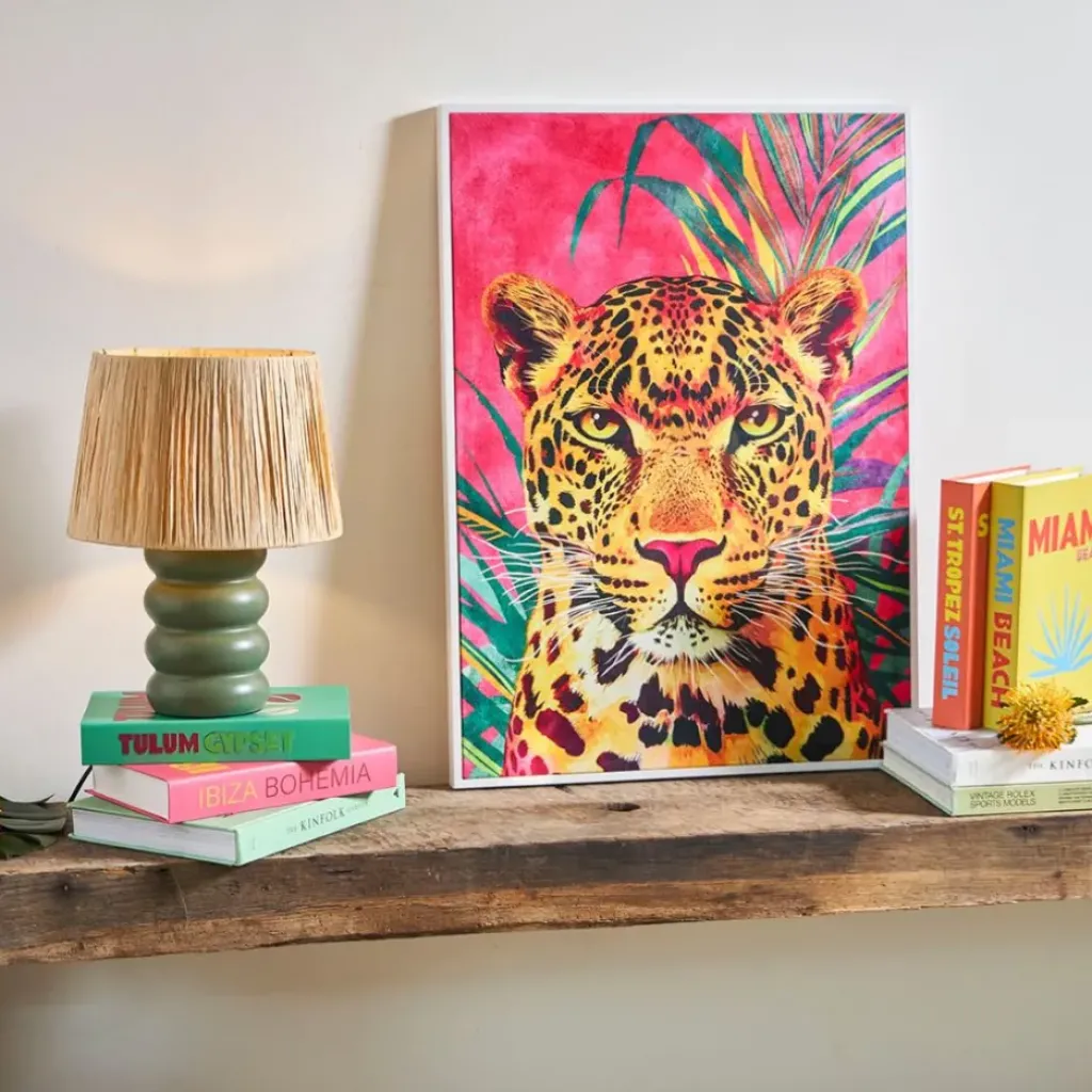 Fabrique de Styles Lampe en terre cuite émeraude h36cm - Nira* Lampes À Poser