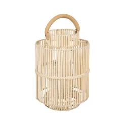 Fabrique de Styles Lanterne en fer et osier h45cm - Pasil* Photophores, Bougeoirs Et Lanternes