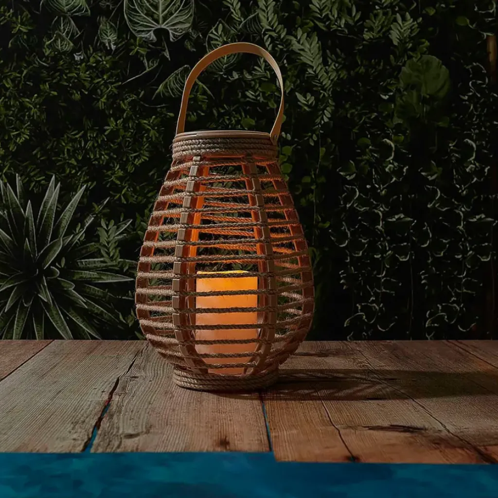 Fabrique de Styles Lanterne solaire effet bougie h26cm*Enfant Luminaires|Jardin