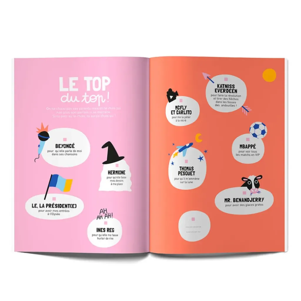 Fabrique de Styles Livre a remplir mon parrain, ma marraine à moi* Livres