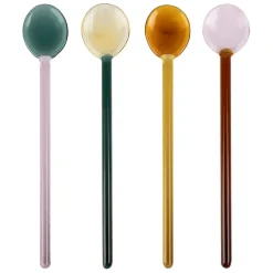 Fabrique de Styles Lot de 4 agitateurs en verre borosilicate h15cm - Funny* Accessoires Vin Et Cocktails