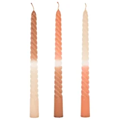 Fabrique de Styles Lot de 3 bougies en paraffine et verre 50g - Funny* Bougies Non Parfumées