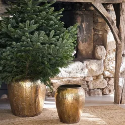 Fabrique de Styles Lot de 2 caches pot en fer d48cm et d36cm - Baca* Cache-pots Et Supports