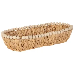 Fabrique de Styles Lot de 2 corbeilles en Jacynthe d'eau et fer - Eté A La Mer* Paniers Et Corbeilles