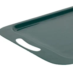 Fabrique de Styles Lot de 2 plateaux en fer émeraude et moutarde - Pop'S* Plateaux