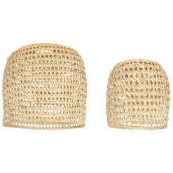 Fabrique de Styles Lot de 2 suspensions en rotin non électrifiée - Hera* Suspensions