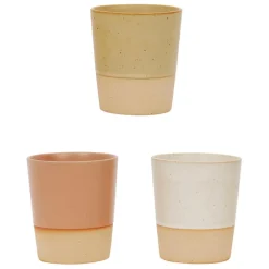 Fabrique de Styles Lot de 3 tasses en terre cuite 28cl - Ekume* Tasses Et Mugs