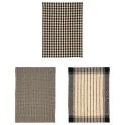 Fabrique de Styles Lot de 3 torchons en coton 70x50cm - Campagne* Torchons, Tabliers Et Maniques