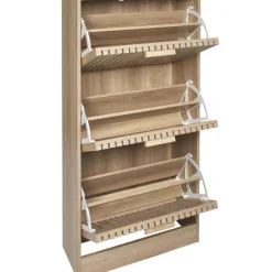 Fabrique de Styles Meuble à chaussures 3 portes H113cm - Kara* Bibliothèques Et Étagères