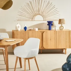 Fabrique de Styles Meuble bas 4 portes en chêne 200xh80cm - Sirocco* Buffets Et Vitrines