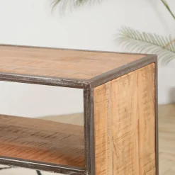 Fabrique de Styles Meuble TV industriel en acacia et fer L120cm - Factory* Meubles Tv