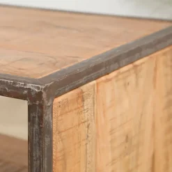 Fabrique de Styles Meuble TV industriel en acacia et fer L120cm - Factory* Meubles Tv