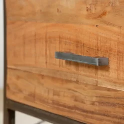 Fabrique de Styles Meuble TV industriel en acacia et fer L120cm - Factory* Meubles Tv