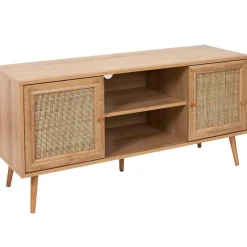 Fabrique de Styles Meuble TV en bois et cannage L115cm - Baia* Meubles Tv