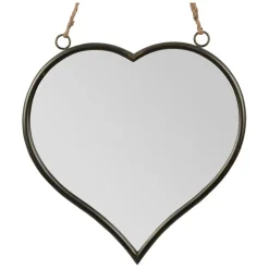 Fabrique de Styles Miroir cœur en fer et miroir - Cœur* Miroirs