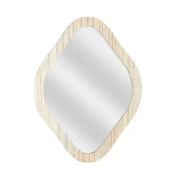 Fabrique de Styles Miroir losange en bois clair 25x34cm - Elio* Miroirs