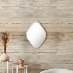 Fabrique de Styles Miroir losange en bois clair 44x60cm - Elio* Miroirs