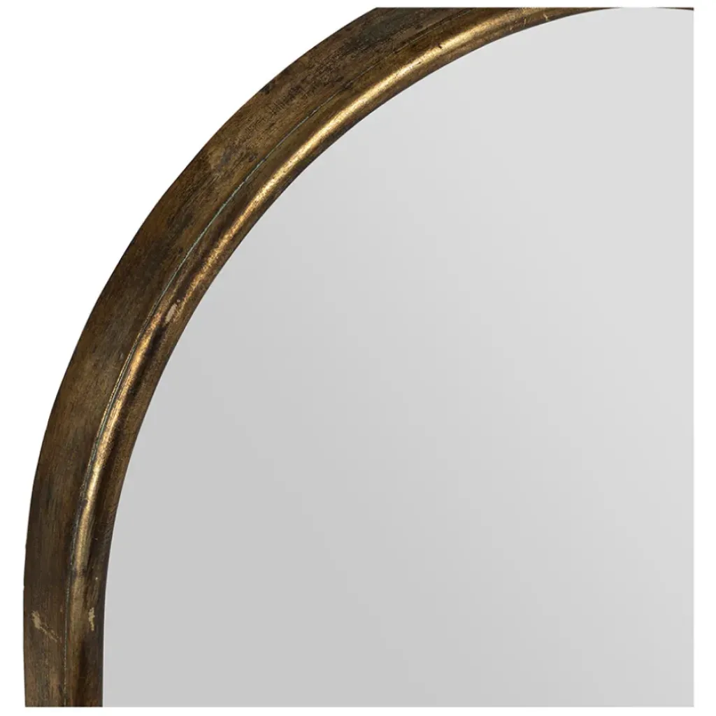 Fabrique de Styles Miroir ovale en fer 35.5x89.5cm - Aziru* Miroirs
