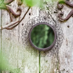 Fabrique de Styles Miroir rond en fer D44cm - Lore* Miroirs