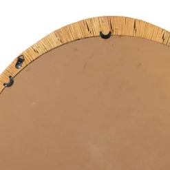 Fabrique de Styles Miroir rond en rotin d87cm - Rotin* Miroirs
