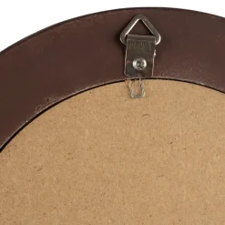 Fabrique de Styles Miroir rond noir et dore d21cm en résine - Aureol* Miroirs