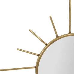 Fabrique de Styles Miroir soleil en laiton 20x20cm - Jolinio* Miroirs