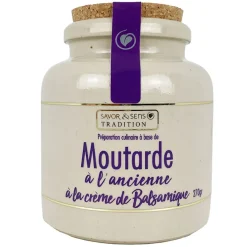 Fabrique de Styles Moutarde à l'ancienne et vinaigre balsamique noir* Condiments Et Épices