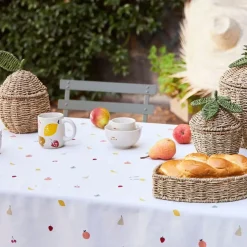 Fabrique de Styles Mug en grès moucheté écru et 38cl - Les Fruits* Tasses Et Mugs