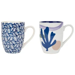 Fabrique de Styles Mugs x2 et parme 37.5cl en porcelaine - funny* Tasses Et Mugs