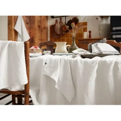 Fabrique de Styles Nappe rectangle en lin lavé 170x250cm - Soline* Nappes