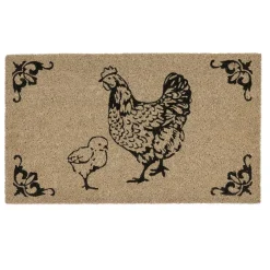 Fabrique de Styles Paillasson basse cour en coco naturel 73x43cm* Paillassons