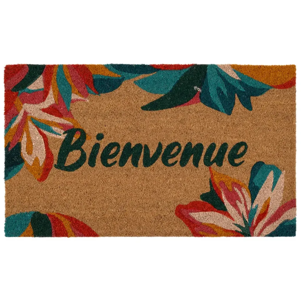 Fabrique de Styles Paillasson bienvenue en coco 73x43cm - Allegra* Paillassons