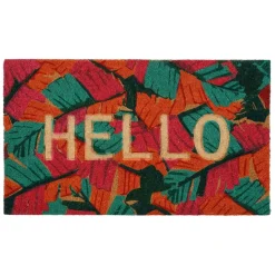 Fabrique de Styles Paillasson "hello" en coco 73x43cm - Seguia* Paillassons