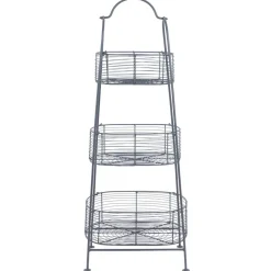 Fabrique de Styles Panier 3 niveaux reserve en fer* Paniers Et Corbeilles