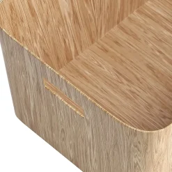 Fabrique de Styles Panier en bois 30.5x22.9xh15.12cm* Rangements Salle De Bain