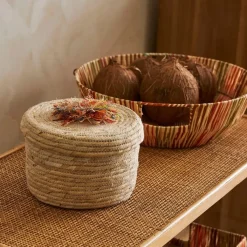 Fabrique de Styles Panier en raphia et rotin d37cm - Seguia* Paniers Et Corbeilles