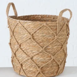 Fabrique de Styles Panier en zostère 33x33cm - Katunia* Paniers Et Corbeilles