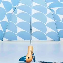 Fabrique de Styles Parapluie compact manche tête de canard denim moon* Accessoires Mode