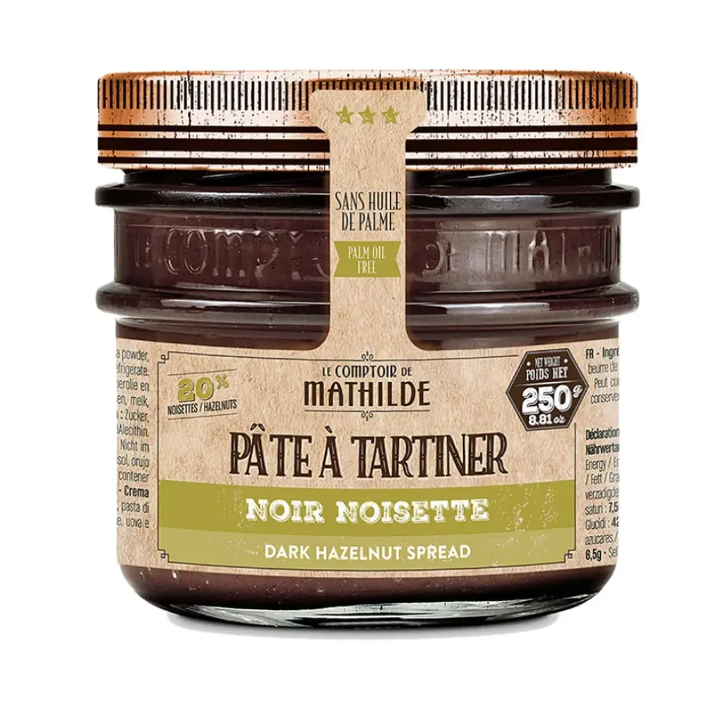 Fabrique de Styles Pates à tartiner noir noisette - 250g* Chocolats Et Confiseries