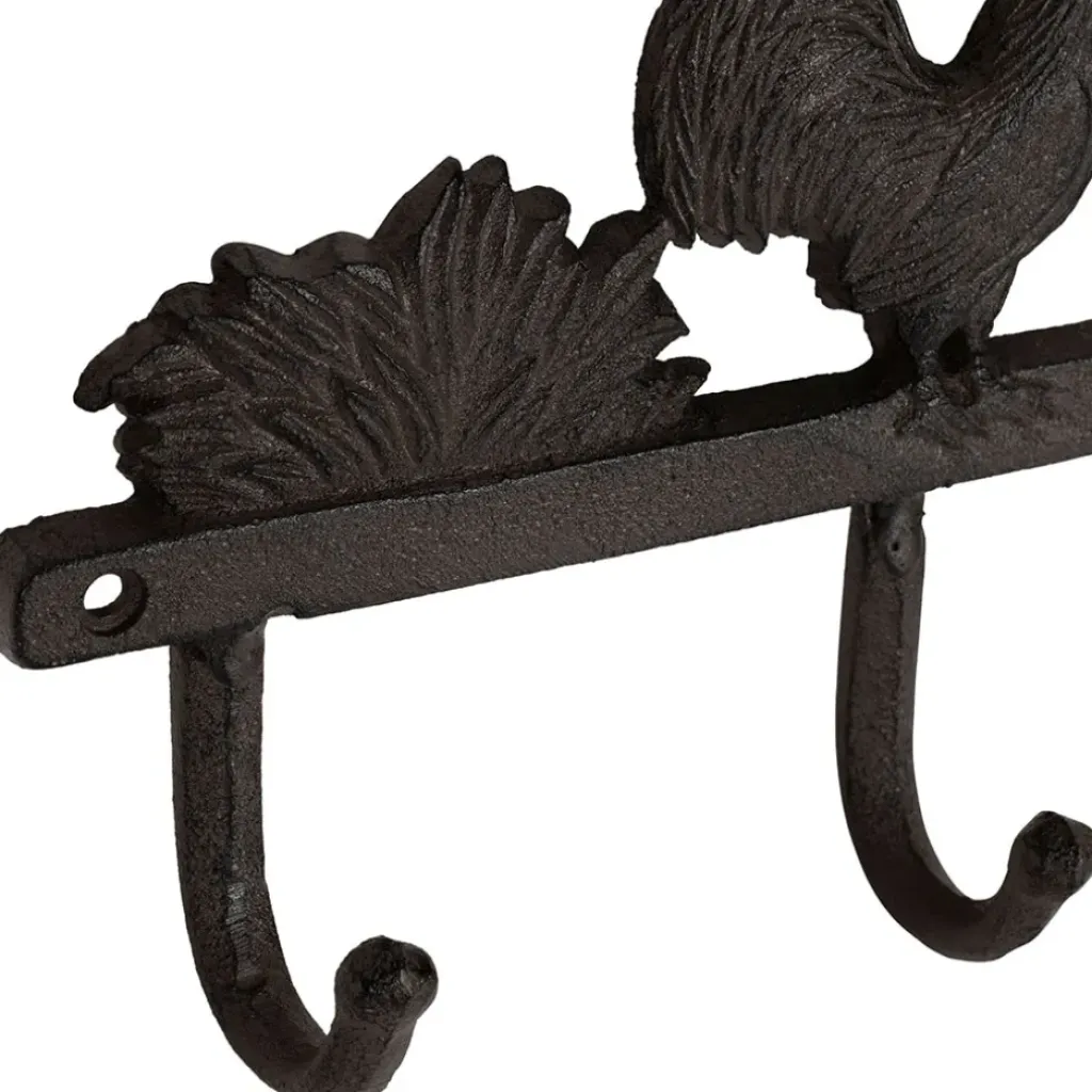 Fabrique de Styles Patère 4 crochets en fonte - Basse-Cour* Patères