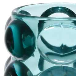 Fabrique de Styles Photophore en verre émeraude h6.5cm - Tanri* Photophores, Bougeoirs Et Lanternes