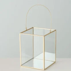 Fabrique de Styles Photophore malta dore 12x14xh12cm* Photophores, Bougeoirs Et Lanternes