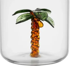 Fabrique de Styles Pichet palmier en verre 1l - Colorea* Carafes Et Pichets